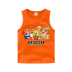 Childrens vest 3 mùa hè mỏng 4 chàng trai và cô gái 5 bé vest bông 6 năm tay SpongeBob Cartoon childrens mặc. 