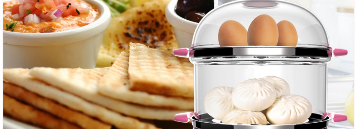 nồi hấp bánh bèo Nồi cơm điện hai lớp Togi / Horizon DZG-W414F Tự động tắt nguồn Tự động chiên bít tết Nồi hấp điện - Nồi trứng ca nấu mì đa năng lock&lock