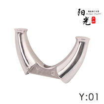 Handmade wooden slingshot titanium alloy TC21 bow blank bow embryo Flying tiger thunder slingshot free tie Huai slingshot patch