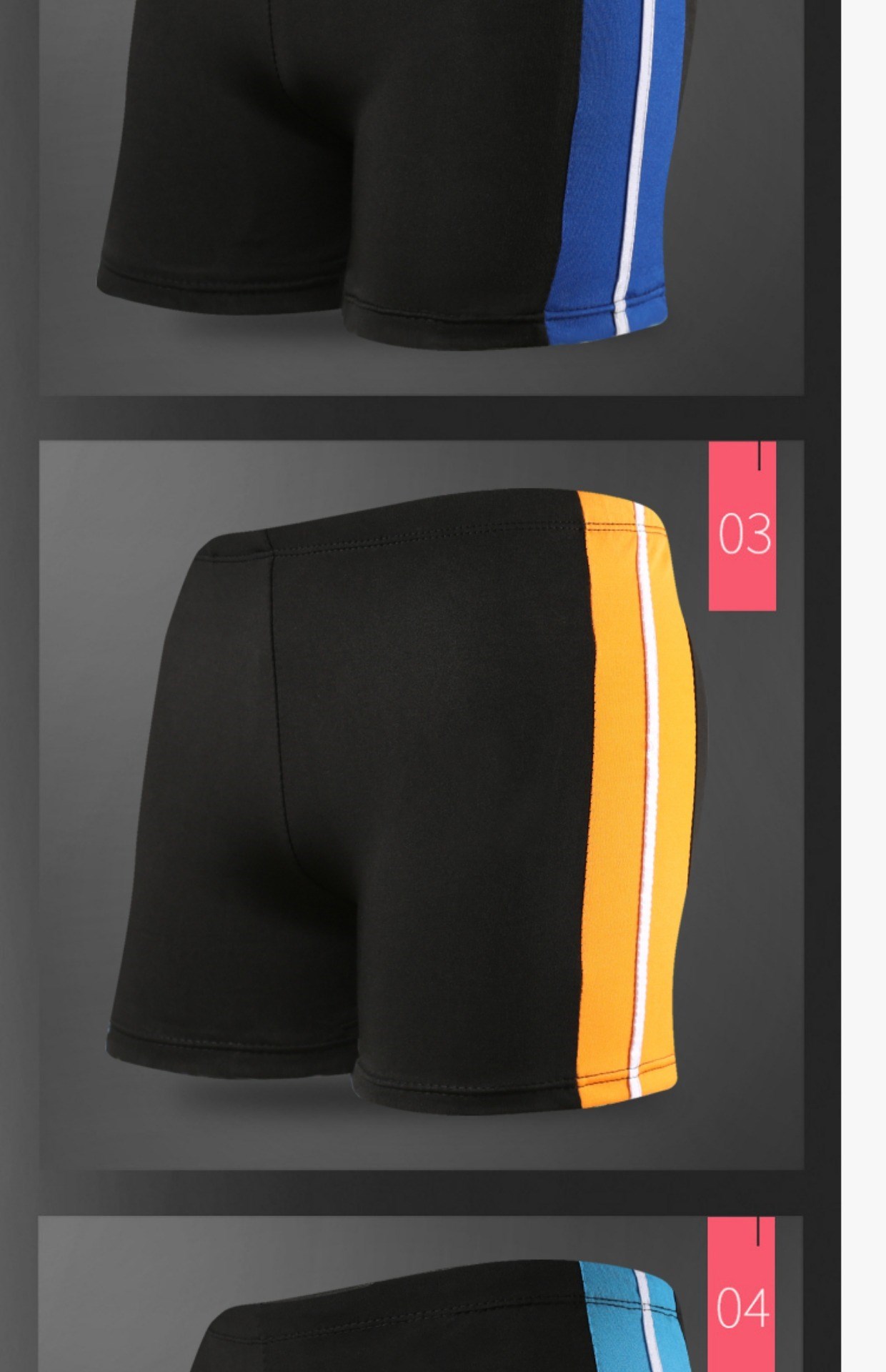 Nhà máy trực tiếp quần bơi màu rắn nam boxer bãi biển mỏng dành cho người lớn quần short chuyên nghiệp đồ bơi nam - Nam bơi đầm quần bơi lửng nam