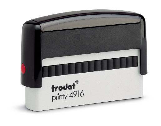 Trodat 4916 Back inked Seal Lettering