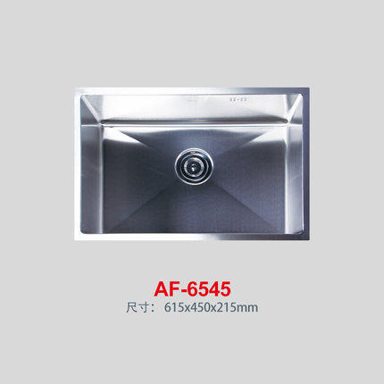 Afa SUS304 stainless steel handmade sink oversized single sink thickened under the table basin kitchen wash basin AF-6545