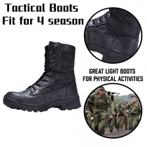 Russian Russian army fan paratrooper little green man emr Guo Ka black high-top outdoor mountaineering breathable and wear-resistant combat boots