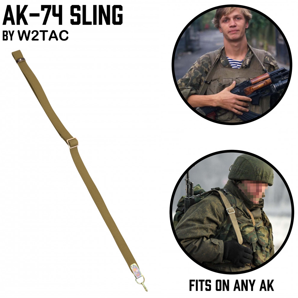 Foreign trade Export Russian Russian forces ak74 47 Iron Beast Sts Canvas Retro Tactical Braces oil print Russian Label-Taobao