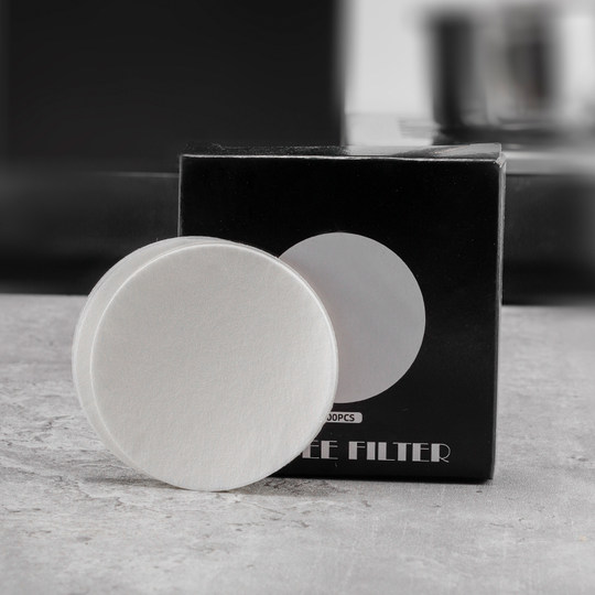 Italian Coffee Machine Handle Extraction Filter Paper Secondary Water Separation Filter Paper 51/53/58mm Round Imported Filter Paper