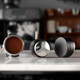 Stainless Steel Tamper Three-Blade Gravity Distributor 51mm 53mm Macaron Tamper 58mm Coffee Tamper Stand