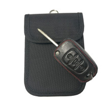 Anti-lost anti-theft car shielding key bag mens business anti-scanning car key signal shielding bag cover can be hung