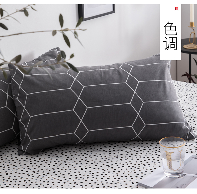 gối bông một cặp được nạp 100% in bông gối ký túc xá đơn gối bìa 48x74cm - Gối trường hợp gối chống trào ngược babymoov