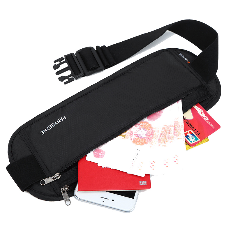 Travel Close Pocket Theft Bag Invisible Thin documents Purse Strings running Sport mobile phone Men and women General belts Packages