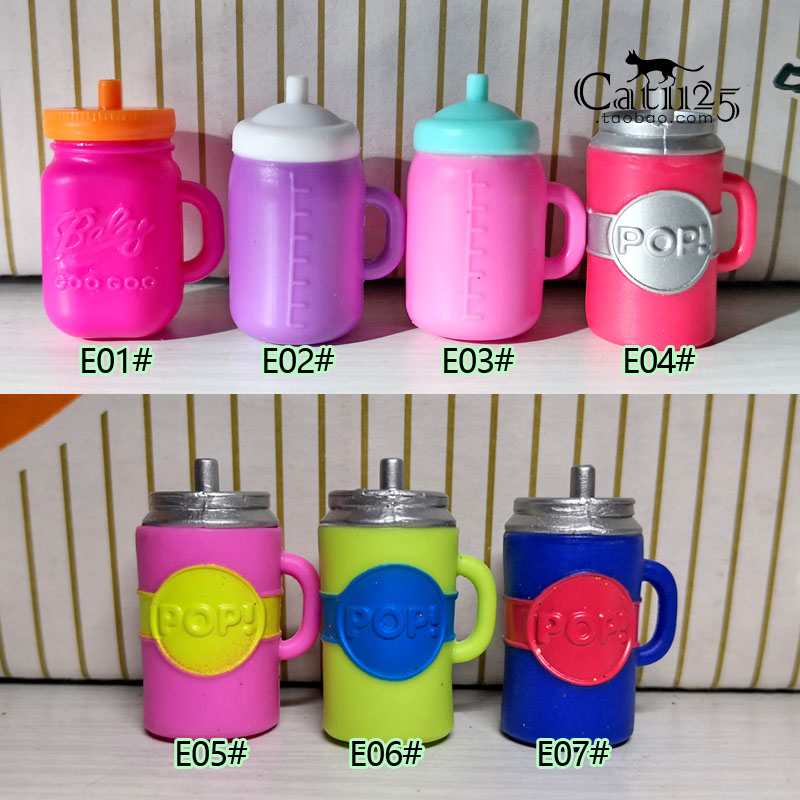 Số lượng lớn chính hãng lol phụ kiện búp bê bất ngờ mắt lớn búp bê bất ngờ chai nước chơi đồ chơi nhà đồ chơi búp bê kèm phụ kiện