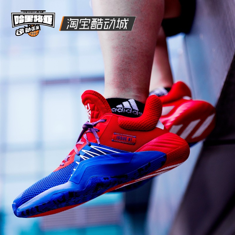 Hallidao Adidas D.O.N. Phát hành Miel thế hệ thứ nhất bột màu đen Giày bóng rổ Spider-Man EF2400 - Giày bóng rổ giày thể thao nam đẹp 2021