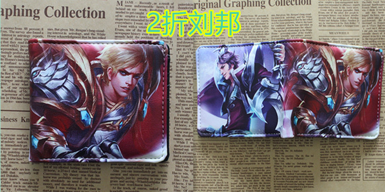 Vua vinh quang xung quanh các trò chơi anh hùng nhân vật trò chơi nhân vật chính anime ví nam giới và phụ nữ ngắn sinh viên ví loạt các ví da nam đứng