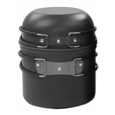 2345 people portable outdoor pot pot pot cooking utensils camping wild picnic camping picnic frying pan Kettle Teapot