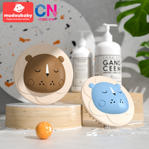 Baby shampoo brush infant silicone bath sponge straightening out hair to head dirt newborn Bath Bath wipe artifact