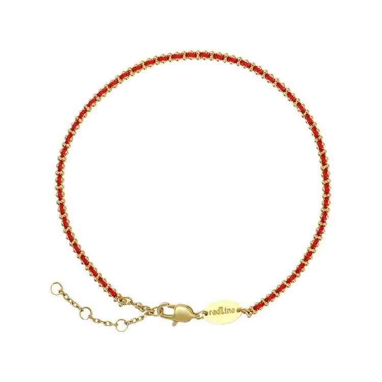 Wang Chang's Same Style Bracelet for Men, Couple's Woven Bracelet, Red String, Zodiac Year Luck Bracelet, Couple's Jewelry, Qixi Festival Gift for Girlfriend