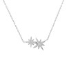 Six-Pointed Star Necklace for Women, Niche Design, Minimalist Style, Light Luxury Clavicle Chain, High-End Feel, 2025 New Popular Model