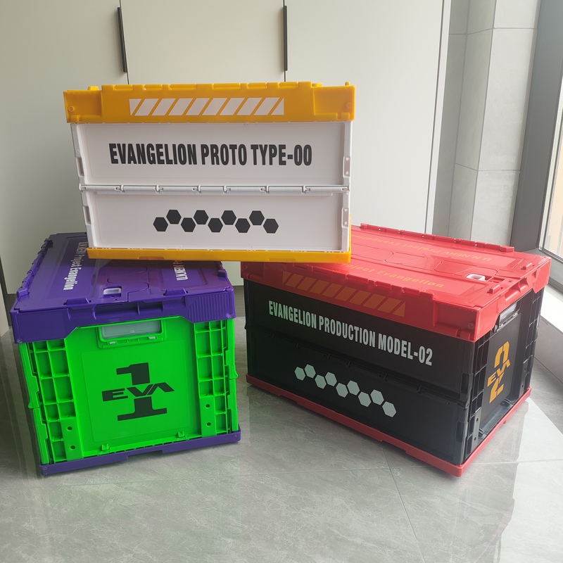 Eva Neon Genesis Evangelion Anime Unit-01 Unit-02 Home Car Outdoor Camping Folding Box
