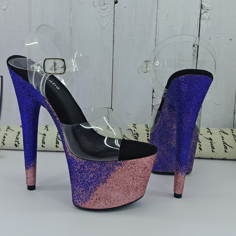 Leeabe Fashion Golden Onion Unique Fine Heel Design High Heel Shoe Trend Sexy High Heel Sandal Model Walking Show Shoes 1J