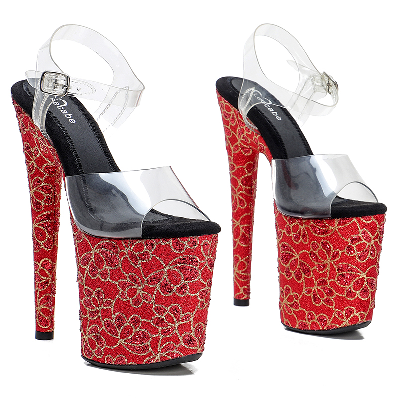 Leecabe new wedding high-heeled sandals private custom high-heeled shoes pole dance high-heeled dance shoes 1B