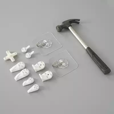 Creative home no trace wall nail photo wall cross stitch wall clock photo frame frame no trace adhesive hook nail