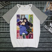 Áo thun Anime tăng tốc trên toàn thế giới Accel World Black Snow Ji Men Áo thun ngắn tay nửa nam Cos - Carton / Hoạt hình liên quan