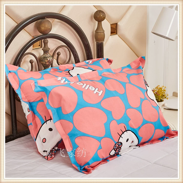 Gối cưới chà nhám lớn màu đỏ 48 74cm Cặp gối đơn đặt dày gối cưới - Gối trường hợp gối chống bẹp đầu babymoov