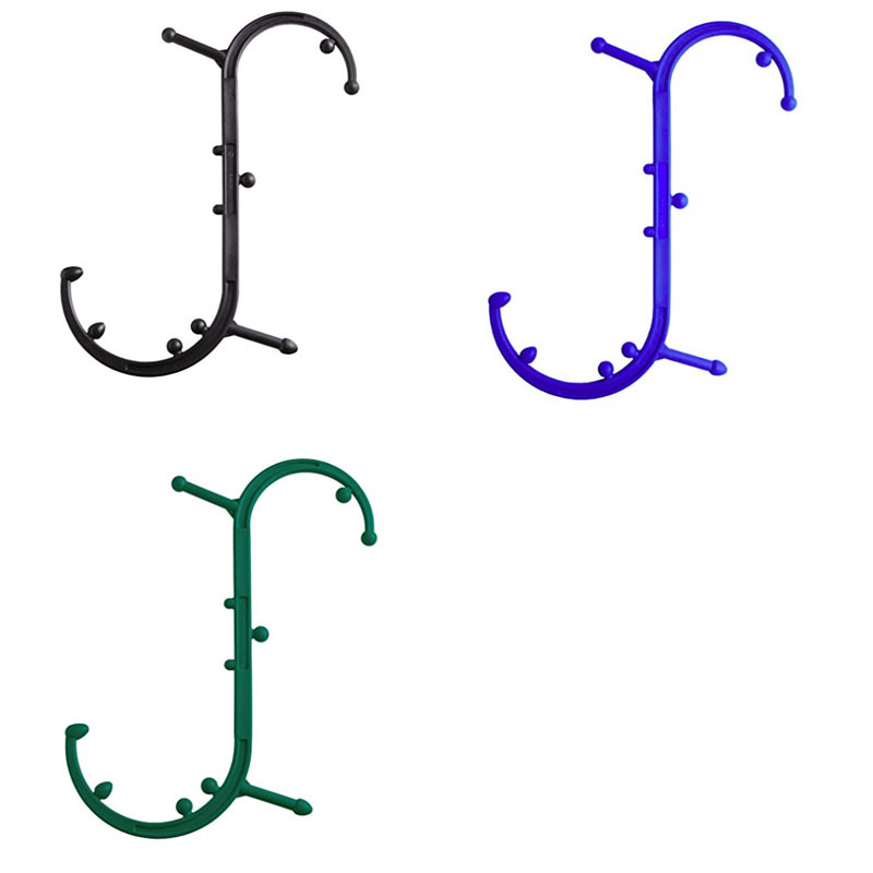 Primitive point massage stick hook does not require people to manually press the back acupuncture point waist tendon rod massager rod punch tool