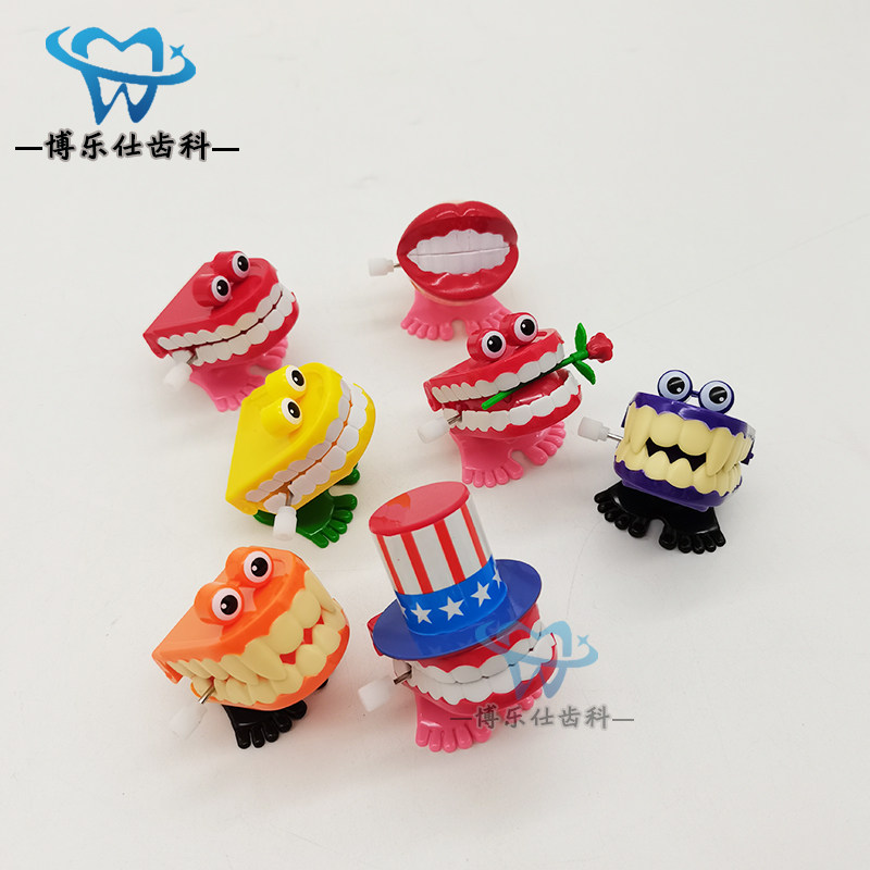 Dental jewelry Toys jumping teeth gifts Christmas gifts gifts jumping Toad teeth creative gifts oral