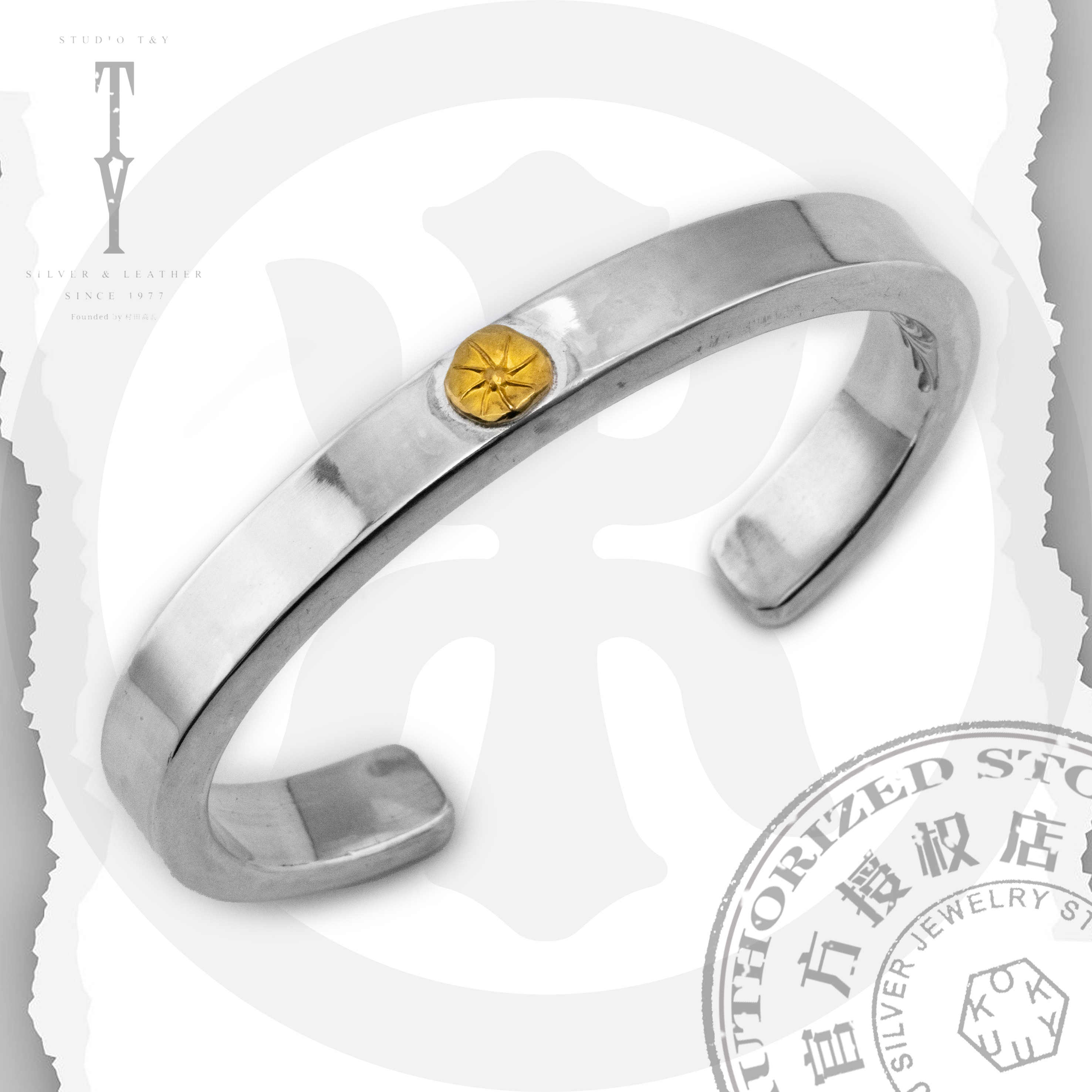 【2025】お歳暮・冬ギフト | 高島屋オンラインスト STOP LIGHT “k18 Thunder Bangle”（japanese handmade silver アクセサリー