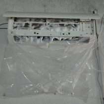 Disposable air conditioning washing water-collecting bag waterproof transparent bag range hood free of disassembly and wash water cover transparent plastic bag