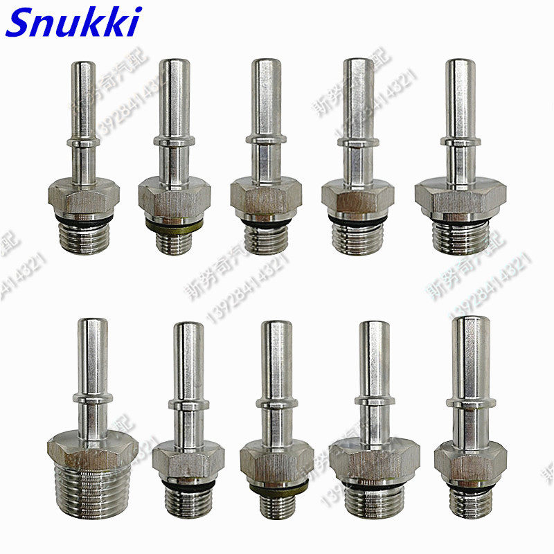6 30 7 89 9 49 9 89 Motor fuel oil line quick male head 304 stainless steel external threaded male joint