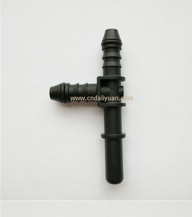 Khớp tee 7.89-ID6 Đường nhiên liệu ô tô Khớp nối nhanh T-type tee - Sửa đổi ô tô chổi rửa xe 360 độ
