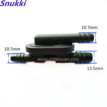 Vacuum liquid three-way one-way valve vacuum tube check valve for modified loading with a one-way valve