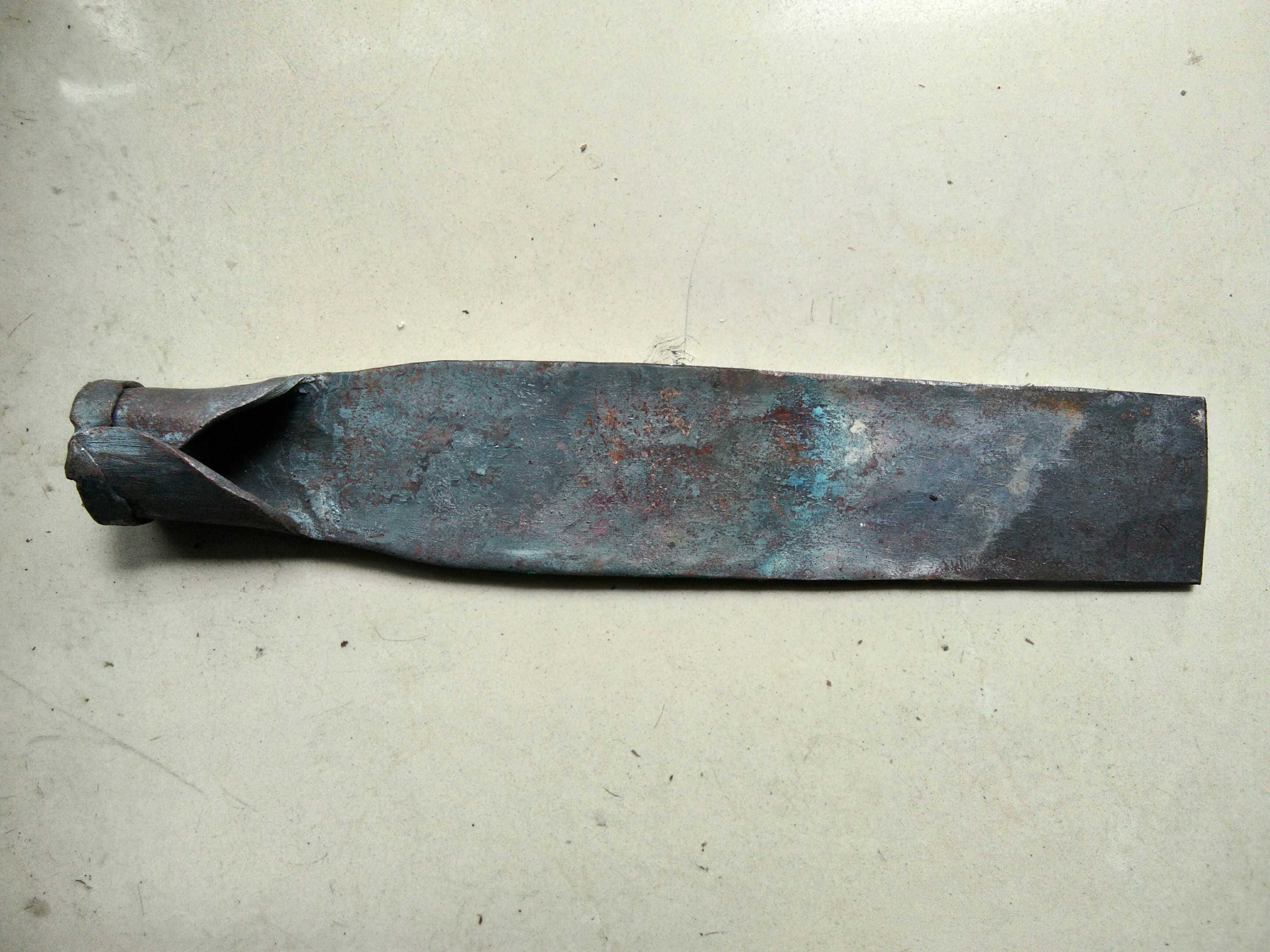 Special thick forged steel plate shovel large shovel outdoor gutter cleaning sewer silt digging soil shovel