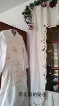 2016 February New] Export to the UK original single cotton plain English country half curtain triangle curtain VS coffee curtain