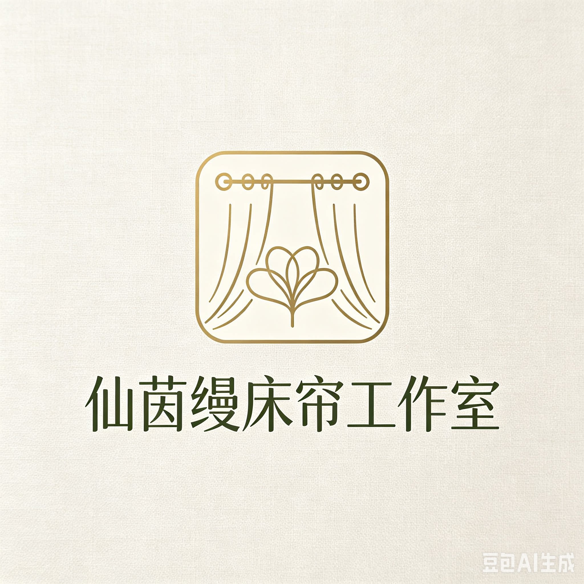 仙茵缦床帘的LOGO