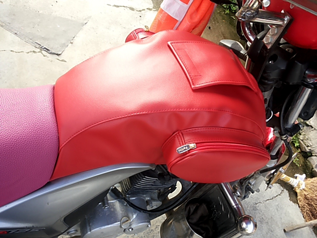 DA125 motorcycle fuel tank cover hj125-19 wear-resistant knight bag fuel tank bag waterproof leather cover Haojue