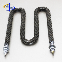 Electric heating tube dry heating type radiating fin straight type M type W type fin hot air oven heating tube air heating tube stick