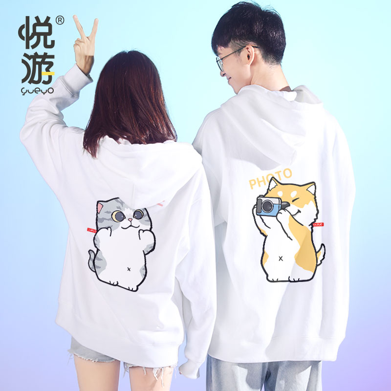 悅遊柴犬與美短情侶外套貓狗情侶裝拉鍊衛衣不一樣秋裝春秋款 悅遊柴犬與美短情侶外套貓狗情侶裝拉鍊衛衣不一樣秋裝春秋款