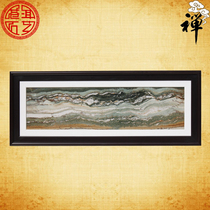 Natural marble painting Jinembroidery Mountain Sichuan oil painting stone home living room background wall Xuanguan Mural screen