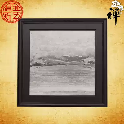 Natural marble painting ink painting landscape painting Chinese painting hanging screen study home office decoration painting special offer