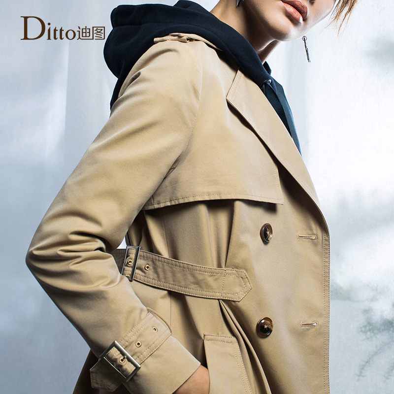 Trench pour femme DITTO   en Coton - Ref 3228199 Image 4