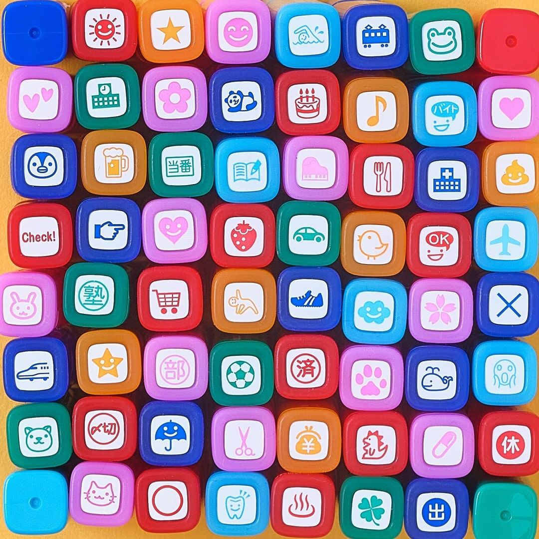 Japan PILOT Baile Frixion Stamp mini erasable Seal Office hand account cute small Stamp