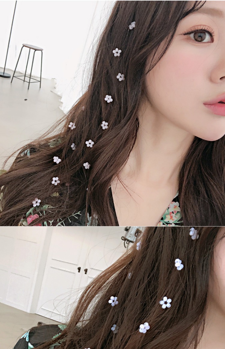 Phụ kiện tóc trẻ em Hàn Quốc trẻ em đẹp bện chuỗi cô gái công chúa chuỗi cô gái nhỏ phụ kiện tóc bện tươi đồ buộc tóc scrunchies