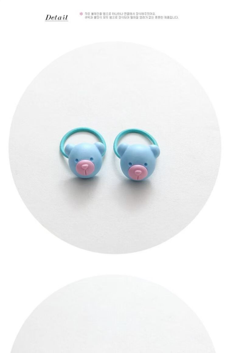 Một đôi phụ kiện tóc trẻ em headband của bé không được quấn quanh dây cao su mờ thanh lịch không làm tổn thương tóc vòng da cô gái mũ nón kẹp tóc con bướm