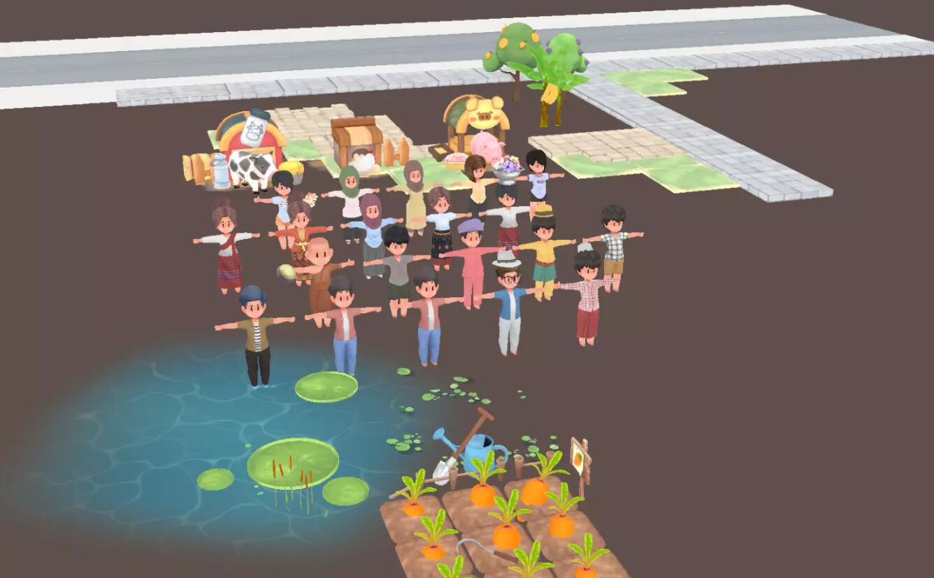 图片[2]-Stylized Local Village 1.0包更新农场农业经营游戏unity源码-成都宝兰