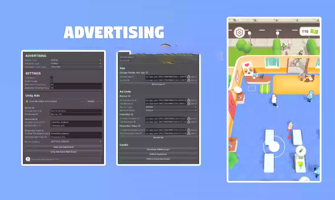 图片[2]-unity3d 手机移动端休闲游戏宠物医院模板源码Pet Doctor 1.4 URP-成都宝兰