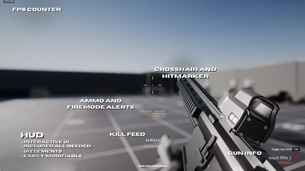 图片[6]-Unity FPS Framework 1.91 包更新 URP第一人称射击游戏开发模板-成都宝兰