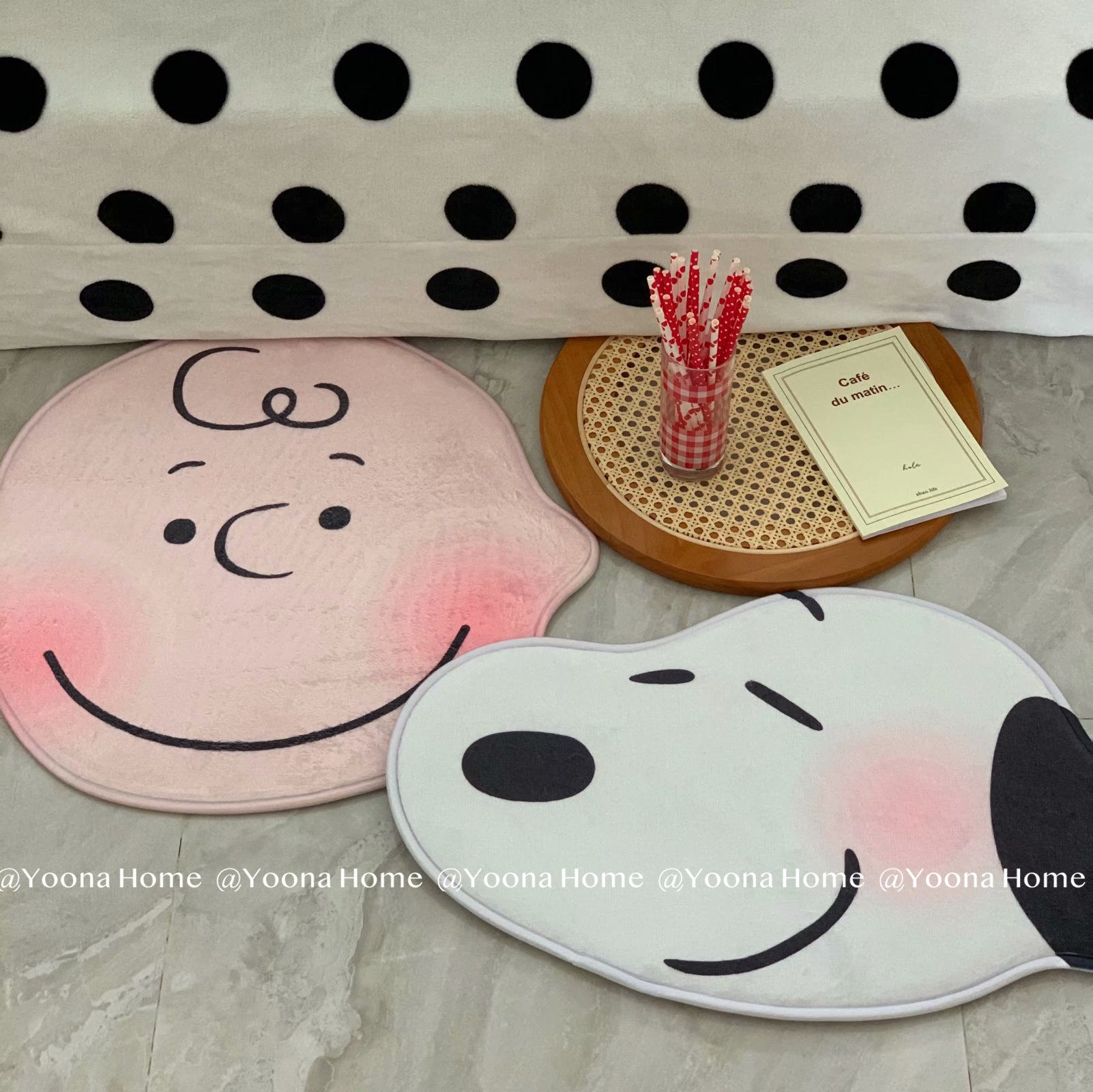 Yoona homemade Sluby Charlie floor mat cartoon cute bathroom home door toilet water absorption