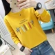 Mùa xuân năm 2021 mới cỡ lớn của phụ nữ áo khoác rộng rãi Hàn Quốc mùa xuân và mùa thu áo mỏng nữ áo len trong thủy triều - Áo len